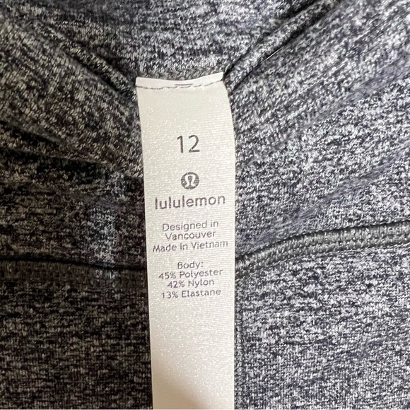 Lululemon Leggings Wunder Under 12 High-Rise Tight 25" Heathered Black Grey Yoga - Picture 9 of 14